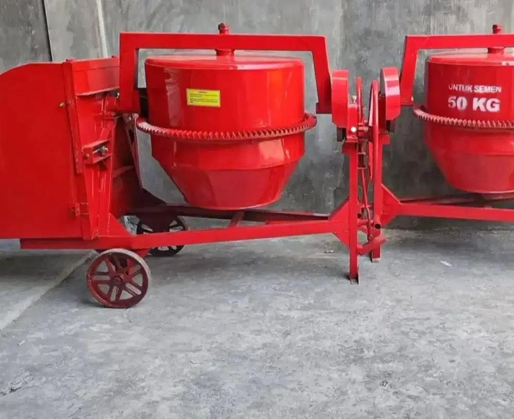 molen cor beton 50kg komplit diesel 8pk siap pakai