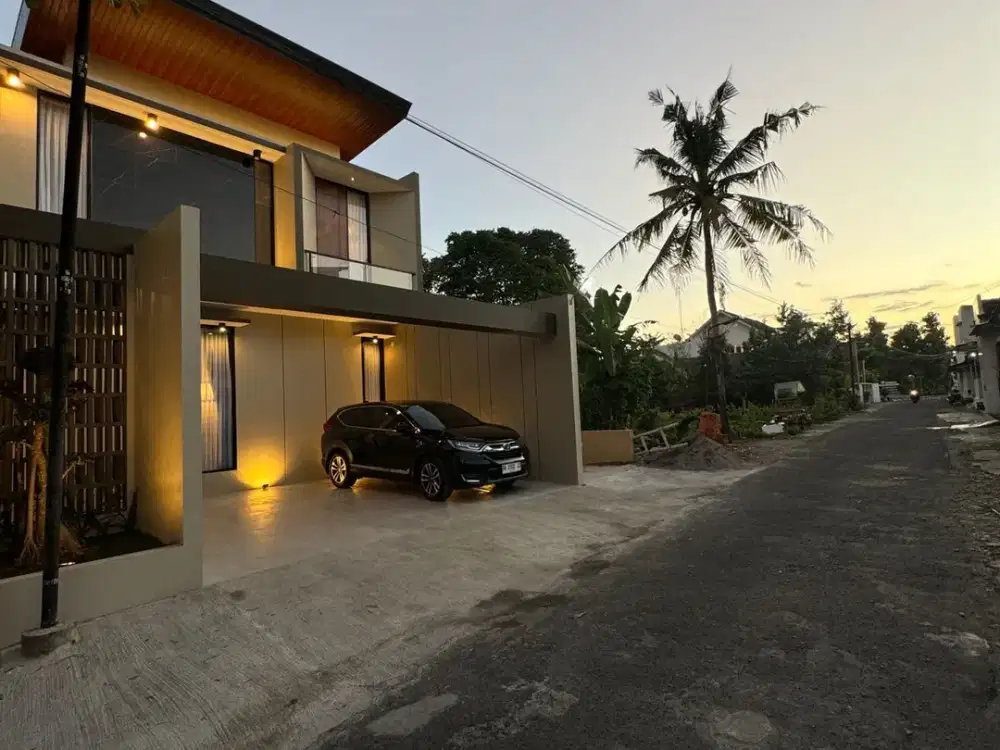 Di jual rumah baru full furnish di timur Maguwoharjo