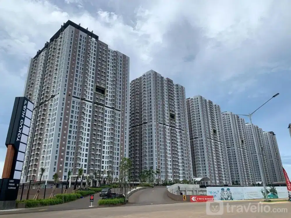 DIJUAL APARTEMENT TOKYO RIVERSIDE PIK 2 TIPE 2BR 36m2 UNFURNISH