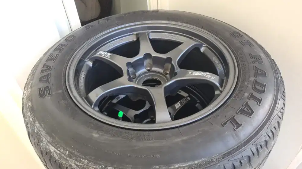 velg ssr type crs R18 ex pajero dakar tinggal pakai saja include ban