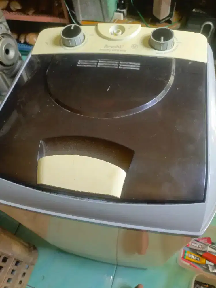 Mesin cuci 1tabung Arashi normal bisa digunakan