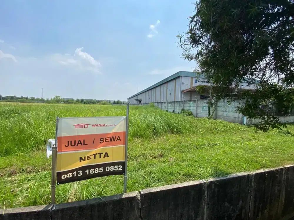 Kavling Industri  1 hektar di Jababeka