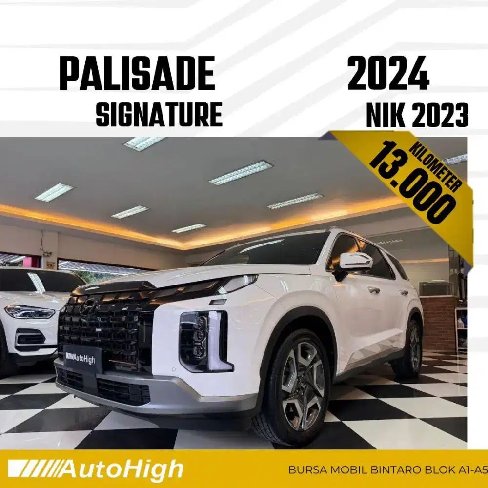 DP10% [Km13.000] Palisade Signature 2023 White Reg 2022 #AUTOHIGH