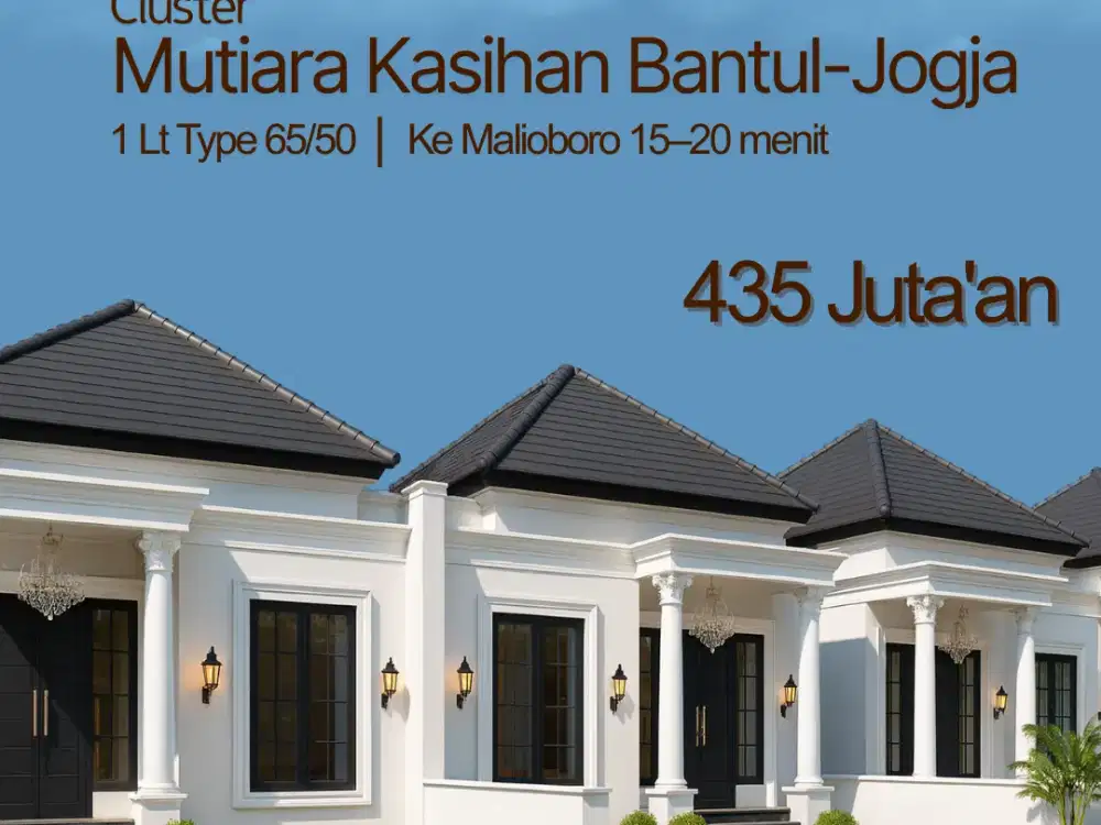 Rumah Nyaman dan Ekonomis di Kawasan Mutiara Kasihan, Bantul