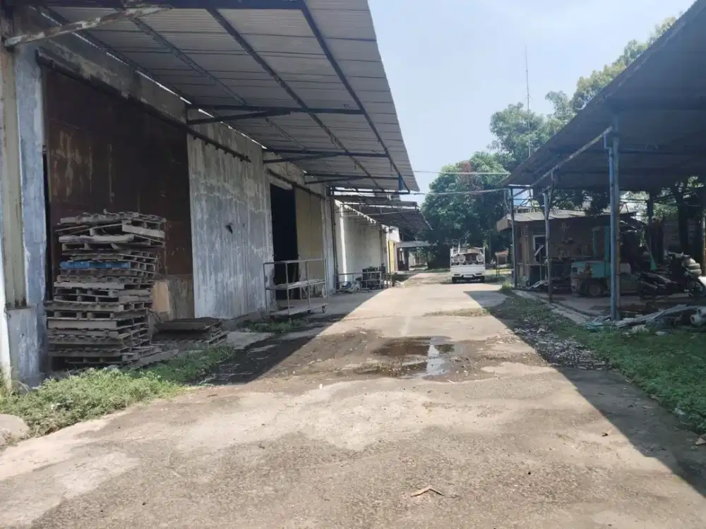 Dijual tanah industri  ex pabrik Jln. Industri keroncong Jatiuwung, tanggerang