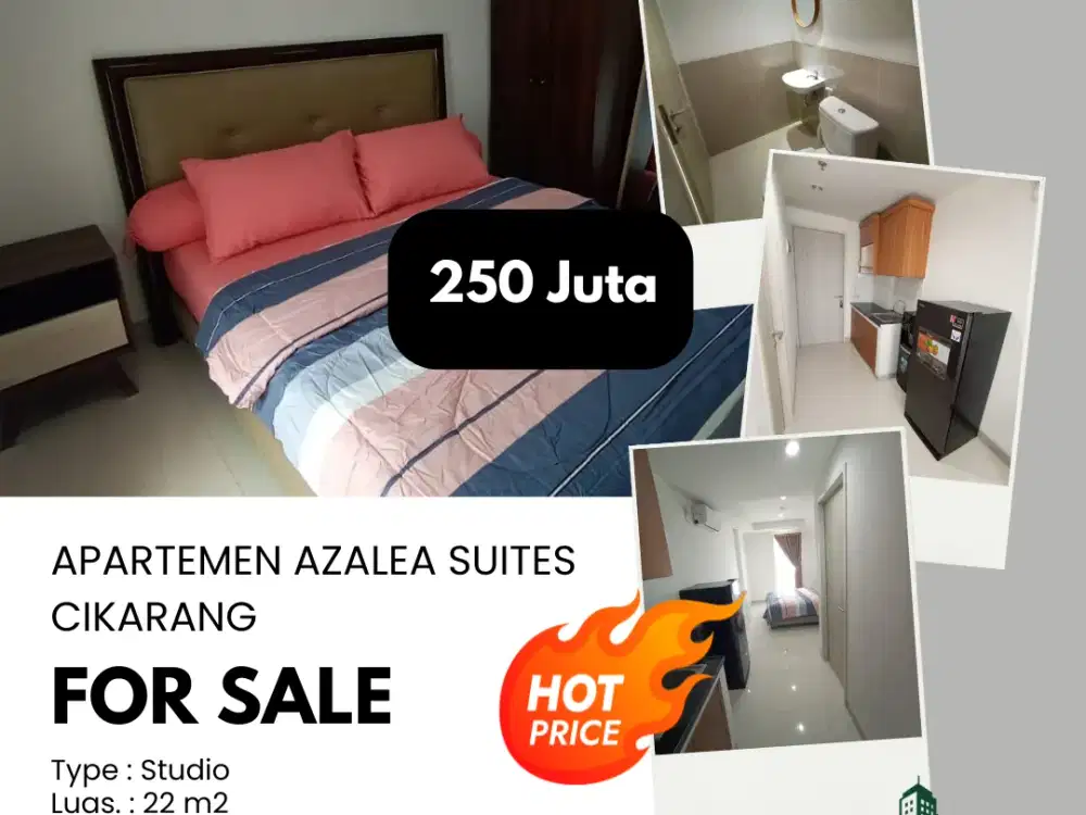 Dijual Cepat Apartemen Azalea Suites - Cikarang