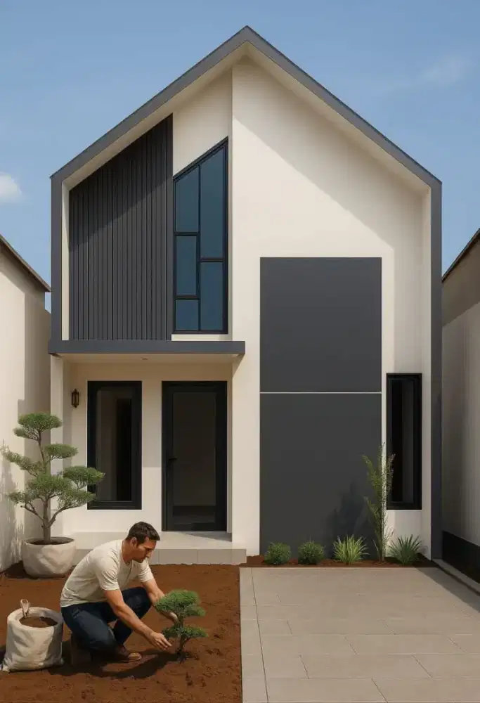 Rumah bebas banjir di depok