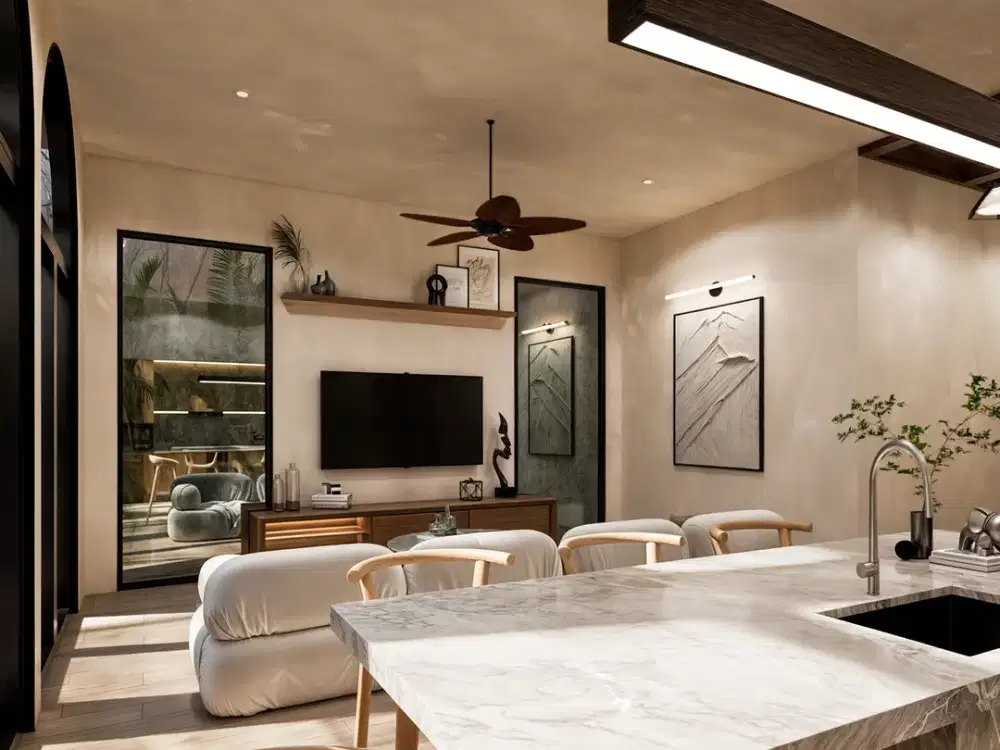 3 Storey Villa with rooftop pool and ocean view full furnish & equipped, 2 pool, 2 living area, 2 kitchen