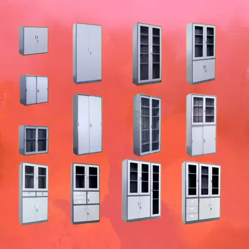 Lemari Arsip Kantor Sekolah Asrama Loker locker Besi Kantor buka Tarik