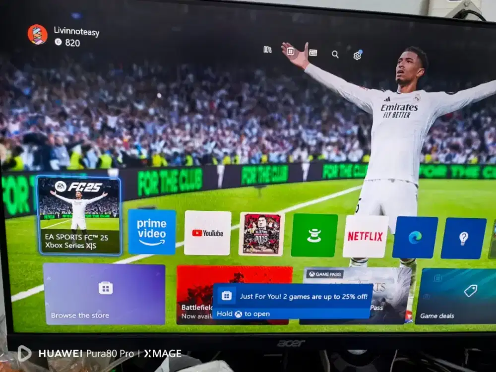 Xbox series s fullset bonus fc25 dan yg lain jg ada cek deskripsi