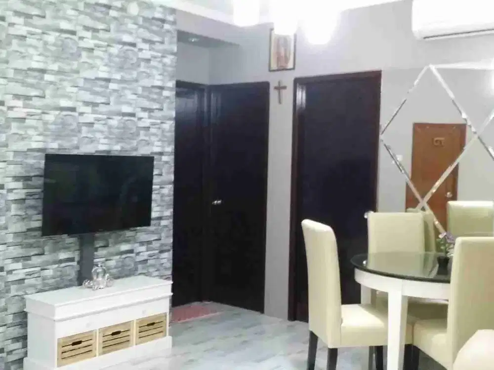 DISEWAKAN APARTMENT 3BR FURNISHED MEDITERANIA KELAPA GADING