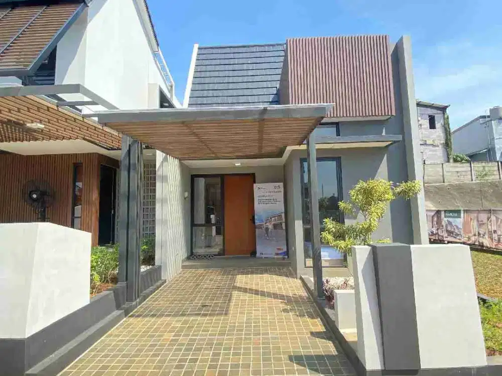 Rumah Baru Siap Huni angsuran 5 Jutaan dekat Stasiun Rawa Buntu