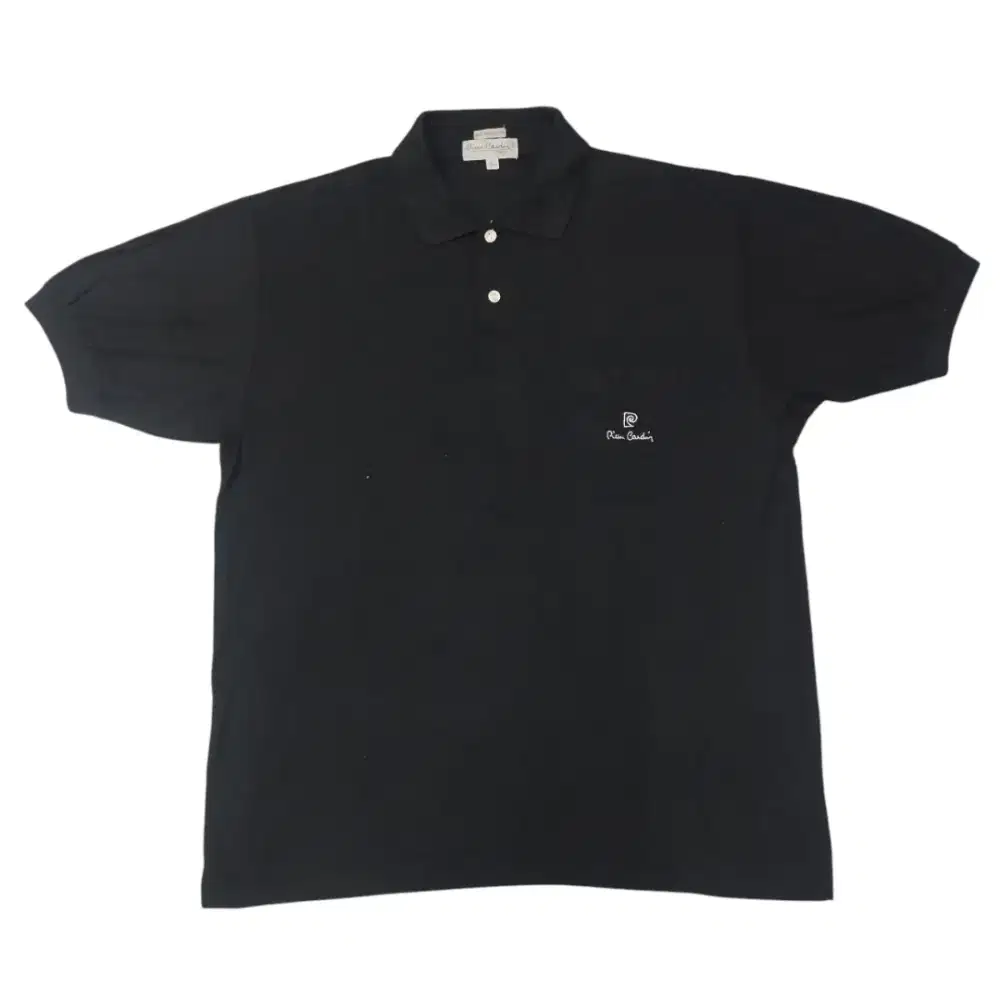 PIERRE CARDIN POCKET BLACK POLO SHIRT | KAOS POLO STARBOY | BGT