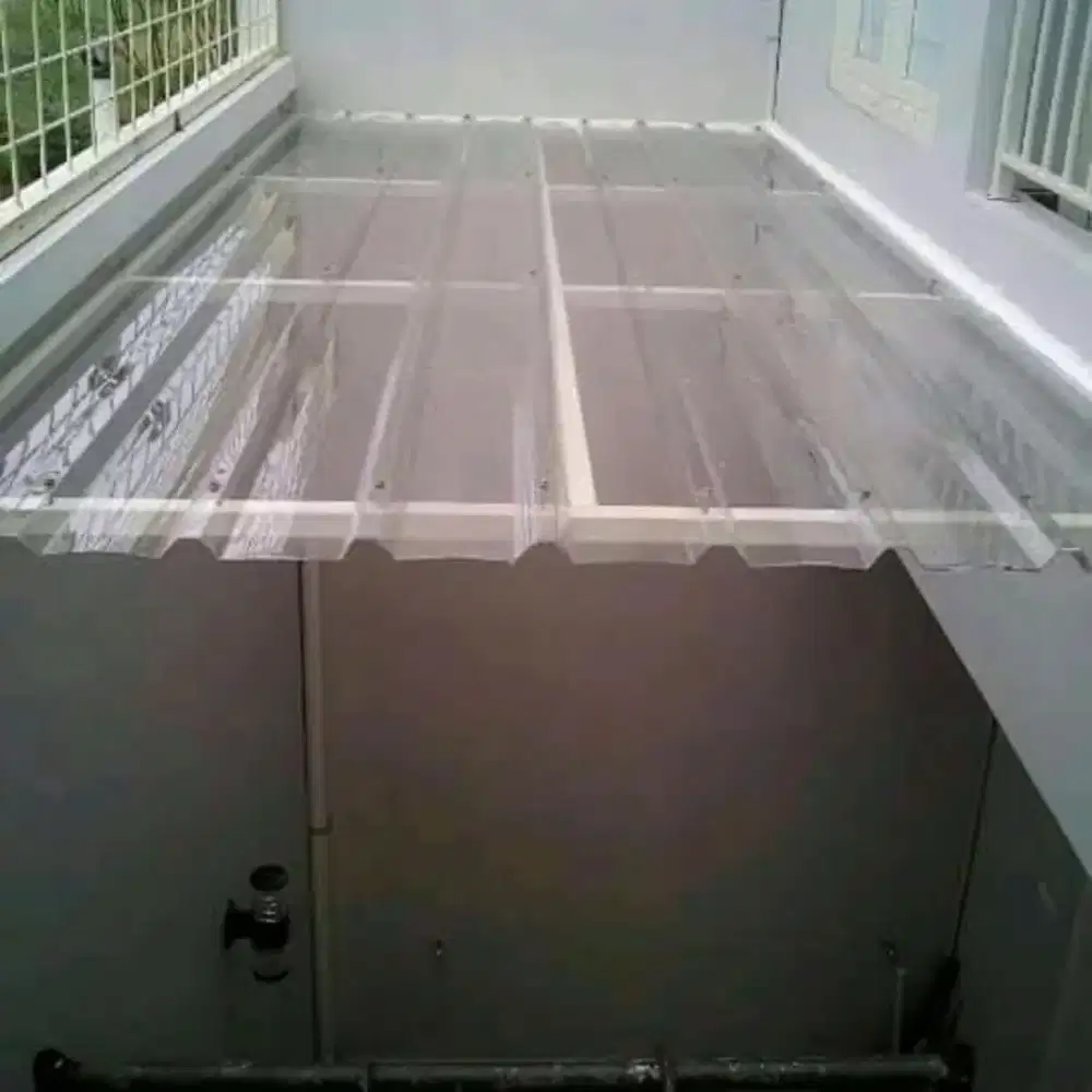 Kanopi baja ringan terpasang rapi