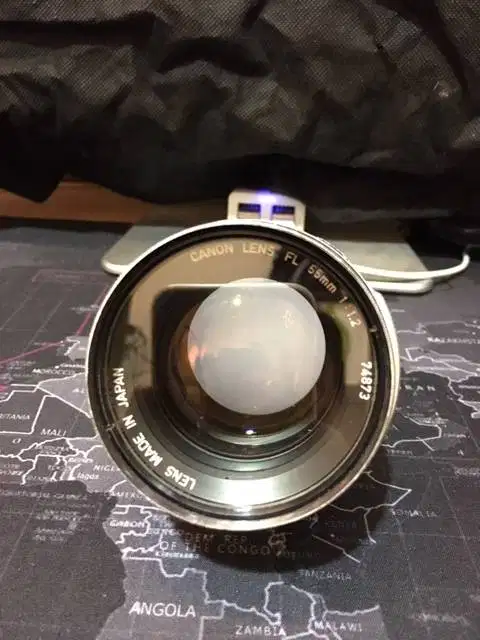 Lensa FIX Kamera Manual ANTIK CANON FD 55mm 1.2 Kondisi Bersih nikon