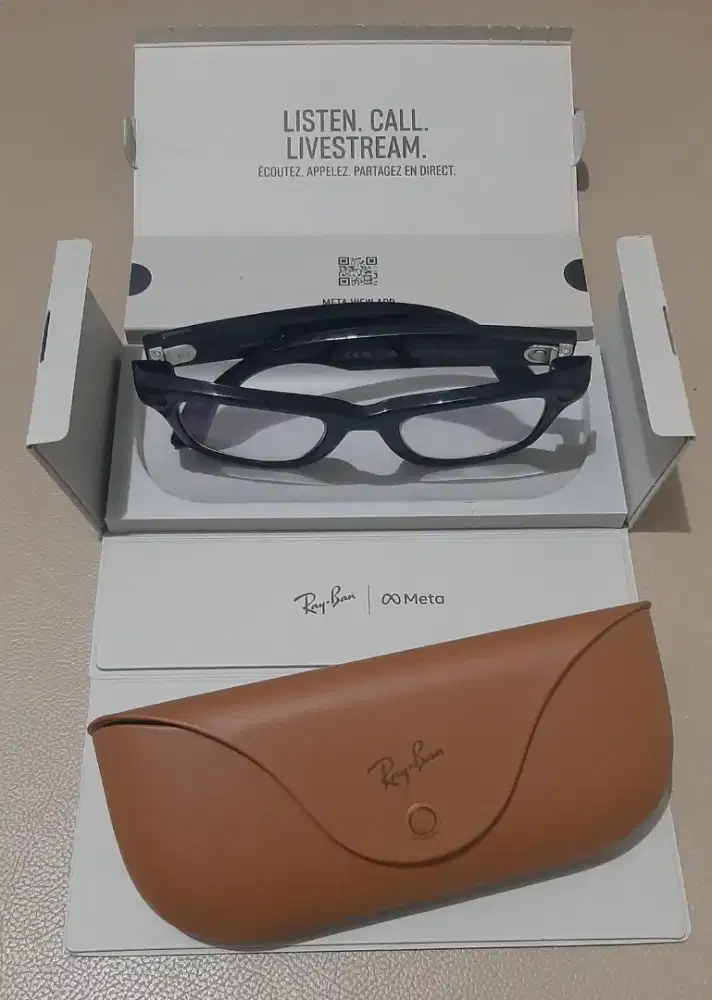 Kaca mata pintar Ray Ban Meta Wayfarer