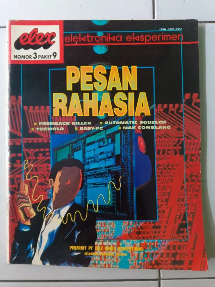 Buku Vintage ELEX No.3 Elektronika Experimen