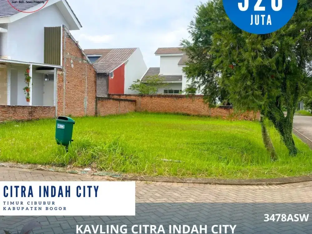 Dijual tanah kavling dicitra indah city jonggol bogor kavling siap dibangun