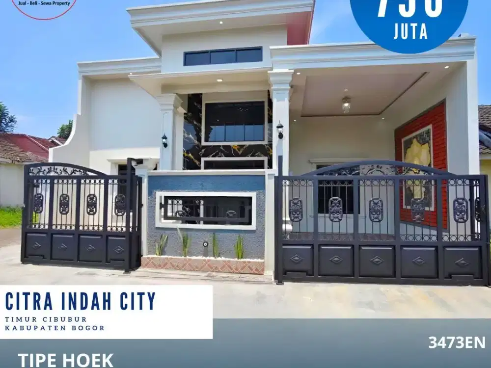 Dijual rumah dicitra indah city jonggol bogor rumah siap huni