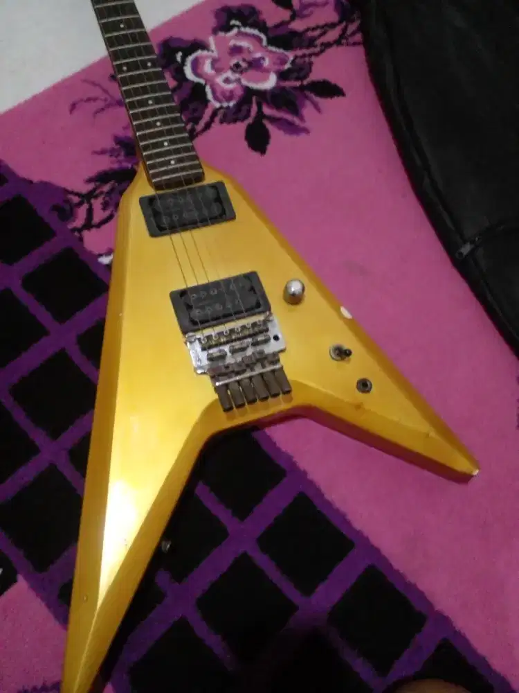 GITAR FLYING V HEADLESS JAPAN 1984 FULL OTENTIK