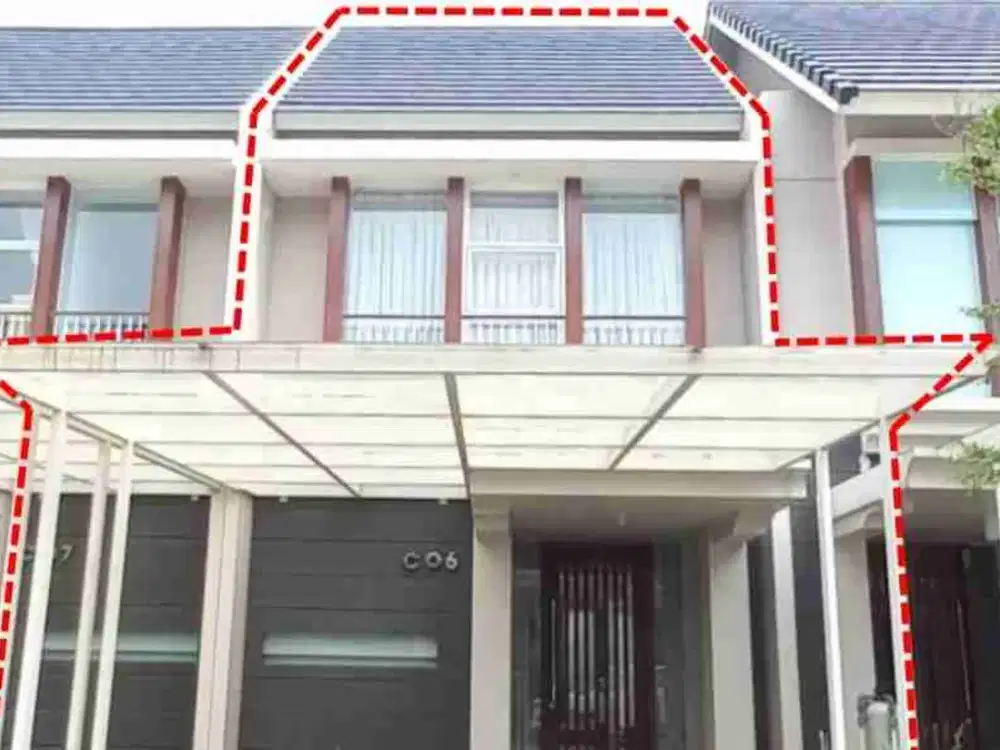 di jual rumah minimalis modern