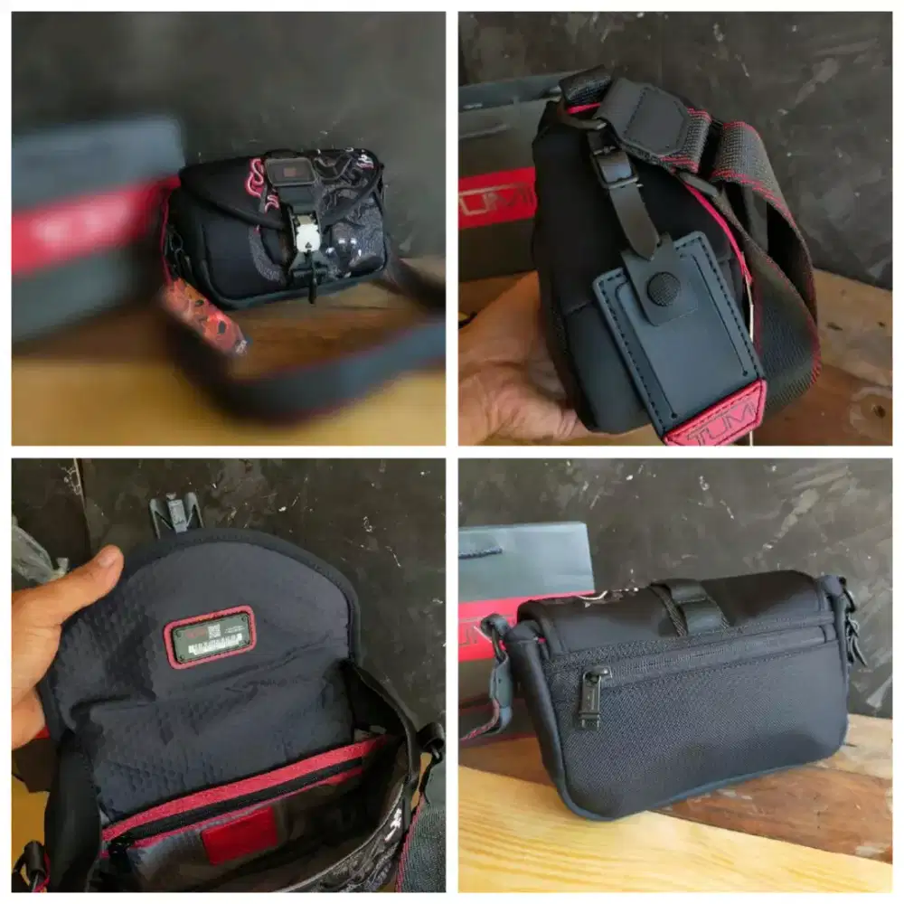 Tas selempang Tumi compass pria Dragon limited edition