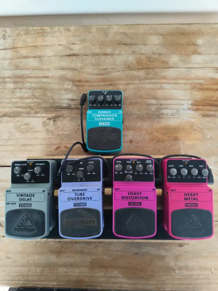 Behringer Efek Gitar TO100 HM300 HD300 VD400 CS400 Alt Boss MXR