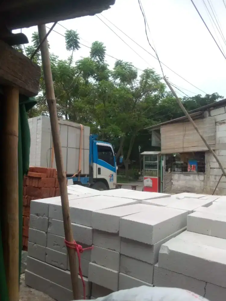 HEBEL STANDAR AAC-SNI (MERK AWAN BLOK) & SEMEN MORTAR INSTANT