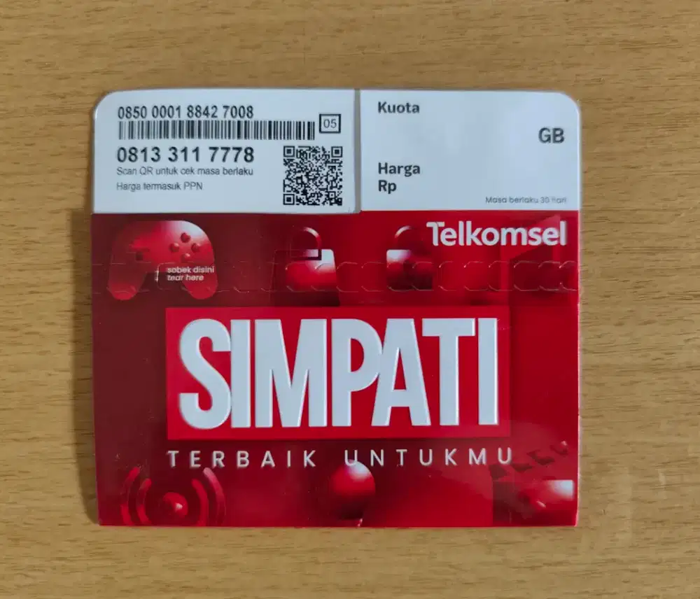 Simpati Cantik 11 digit