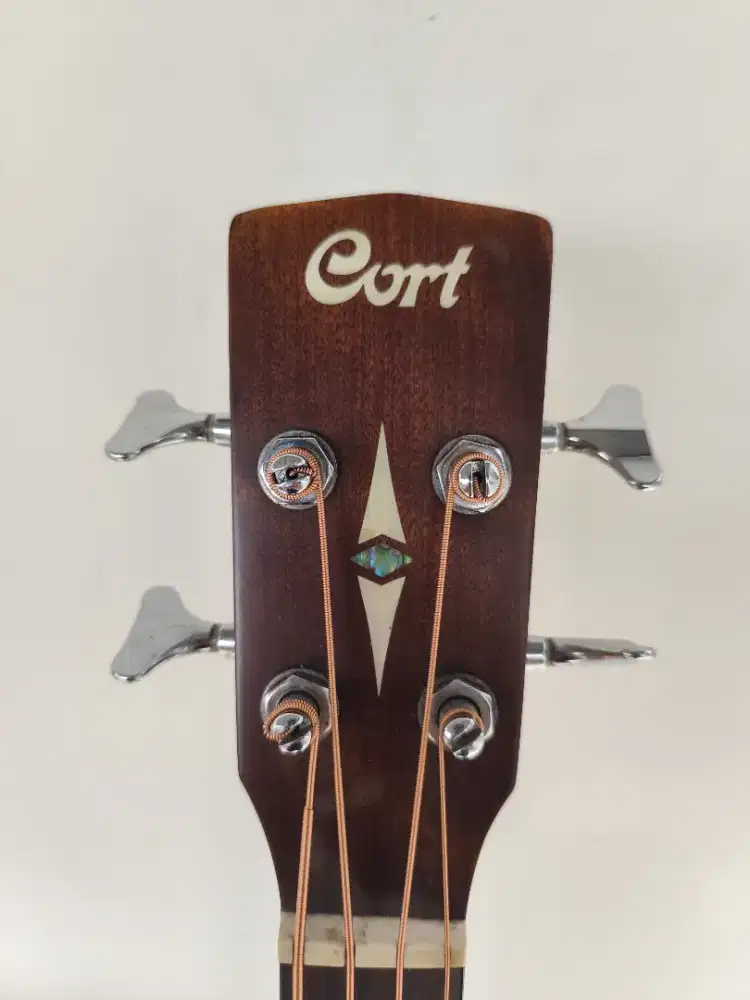 Cort Gitar Bass Akustik SJB5F Mulus Accoustic Preamp Fishman Isys