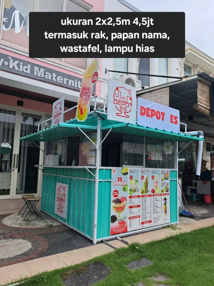 Kontainer bekas es campur