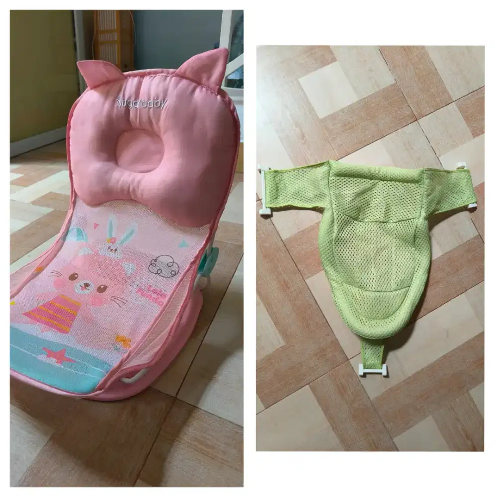 Bundling baby bather dan jaring mandi baby new born (second)