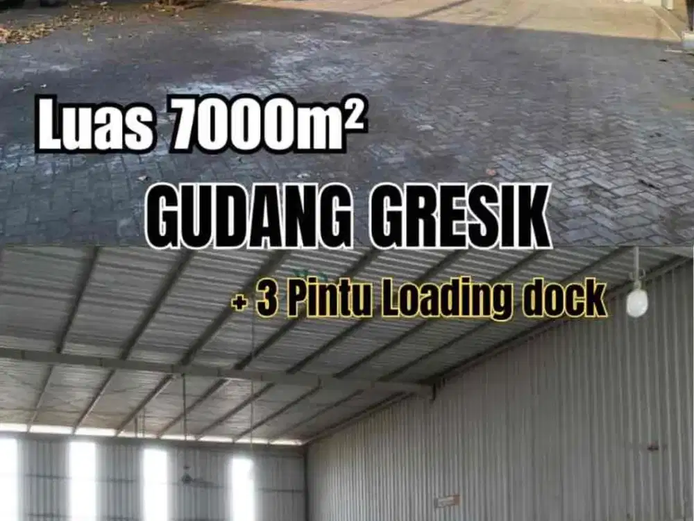 TEV DIJUAL GUDANG EX PABRIK DI CERME GRESIK