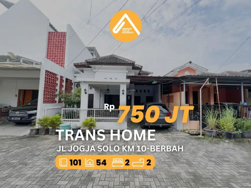 Jual Rumah Siap Huni Jalan Jogja Solo Km 10 Belakang Trans Home