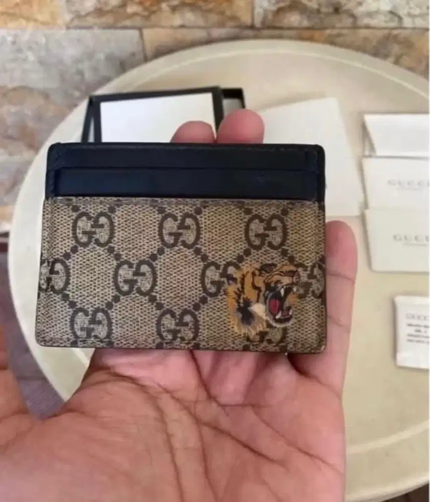 Card Holder / Dompet Gucci Supreme Tiger