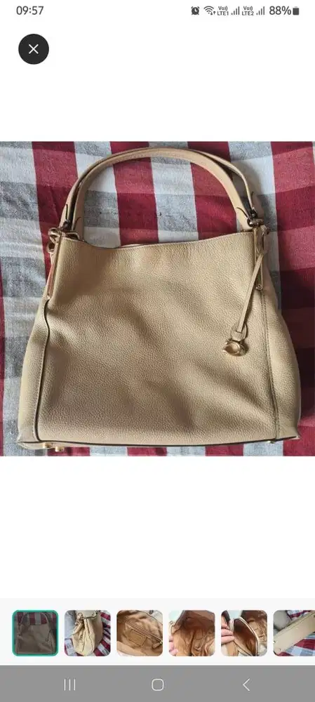 Tas Wanita Coach Original 100% Kulit Leather Asli