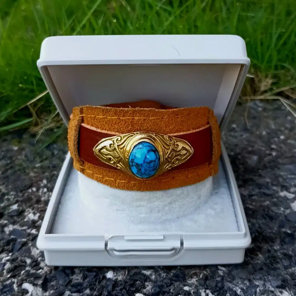 Gelang kulit pirus mesir