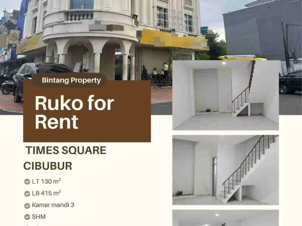 Ruko disewakan alternatif Cibubur