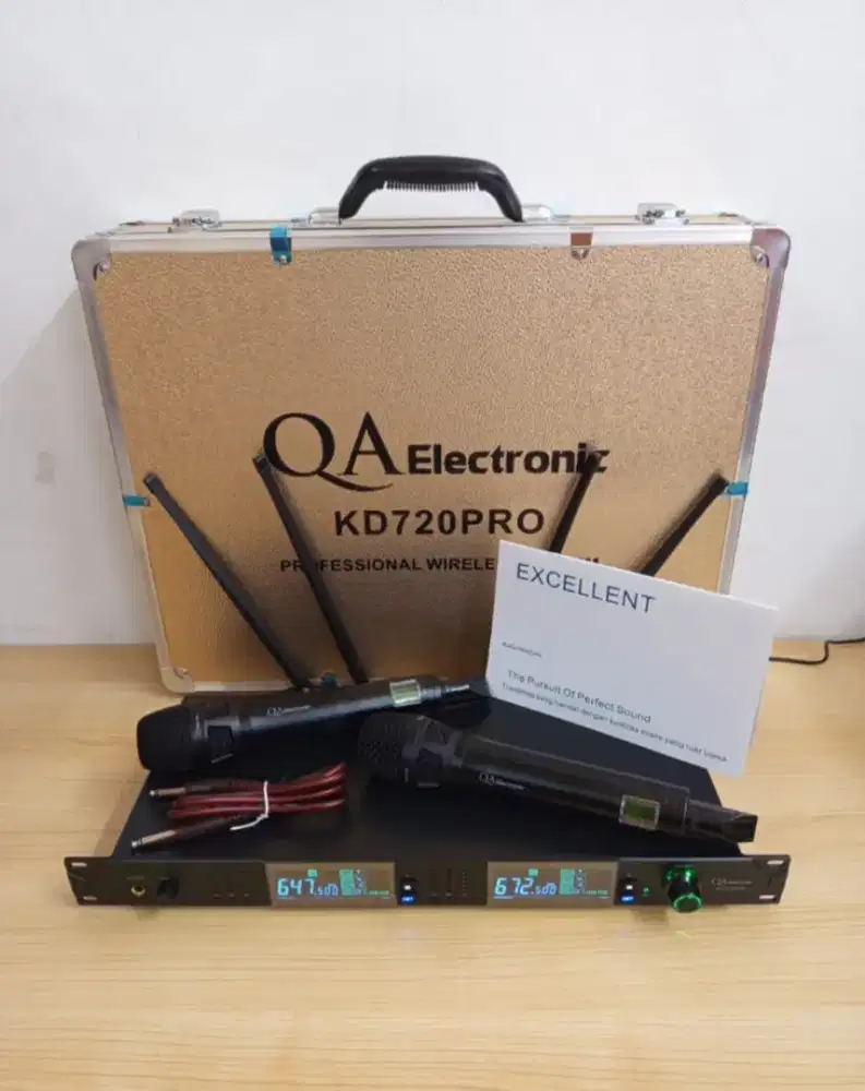 Mic werless QA Electronic KD 720 PRO seri terbaru
