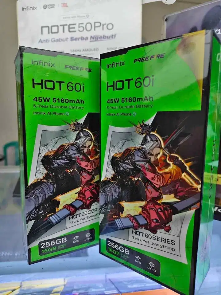 infinix Hot 60i Ram 8/256Gb Bergaransi Resmi