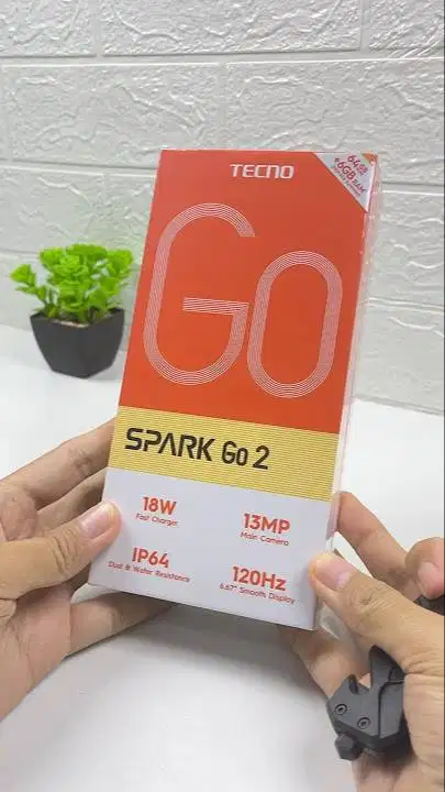 Tecno Spark Go 2 Ram 4+8Gb /64Gb Bergaransi Resmi
