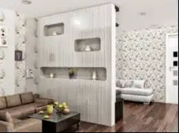 Pasang Khusus Partisi - Partisi Gypsum / PVC + Pintu Aluminium + WPC