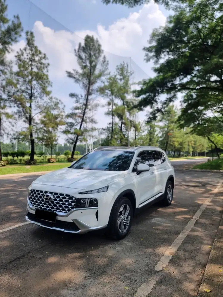 Hyundai Santa Fe 2022 - 2.5L Bensin Putih NEGO