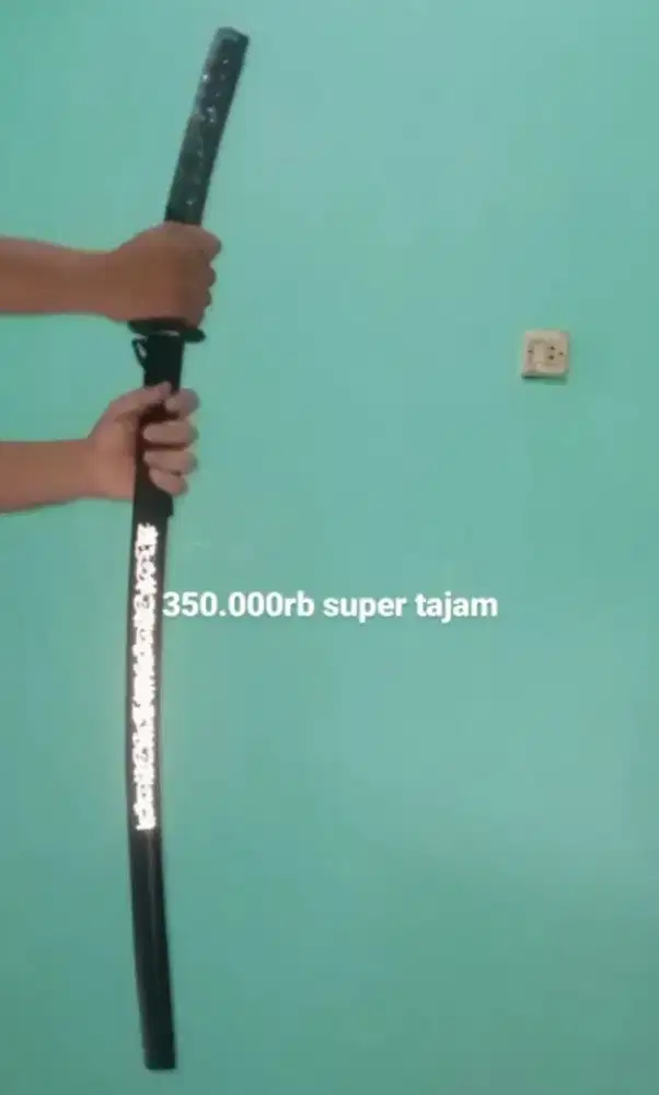 Kaligrafi Katana Samurai Cosplay