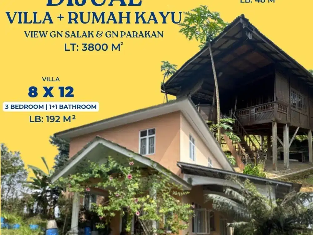 Vco - Dijual Vila Pancawati Ciawi LuasTanah 3800 Meter Sertifikat