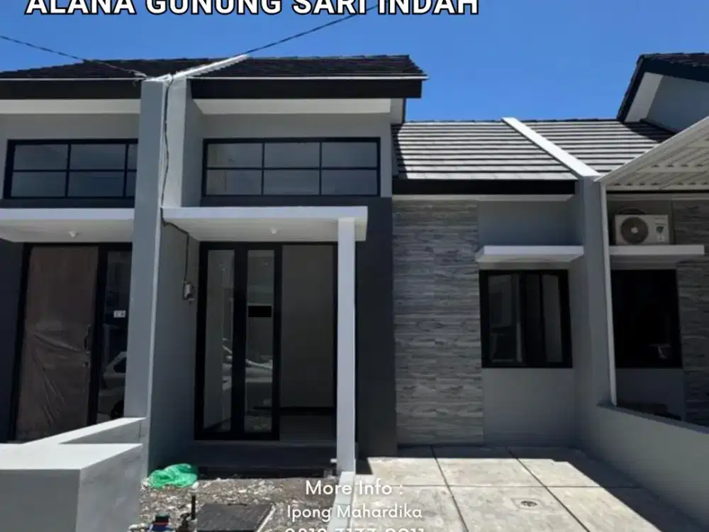 Dijual Rumah Baru Siap Huni di Alana Gunung Sari Indah