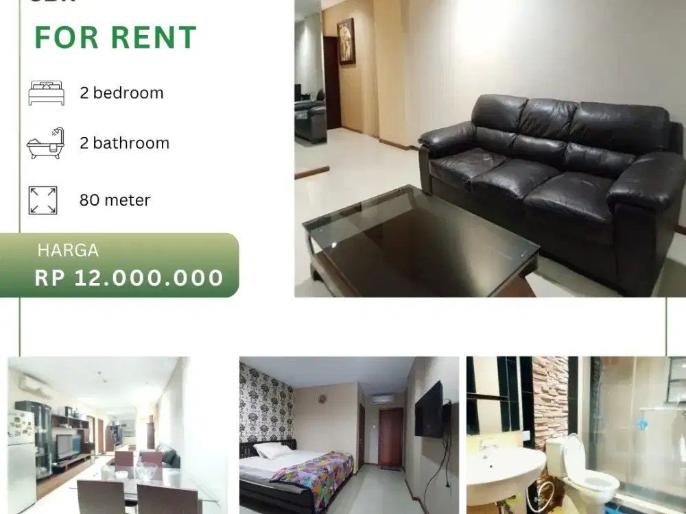 Disewakan Apartement Thamrin Residence City Home 2BR Full Furnished Lantai Rendah