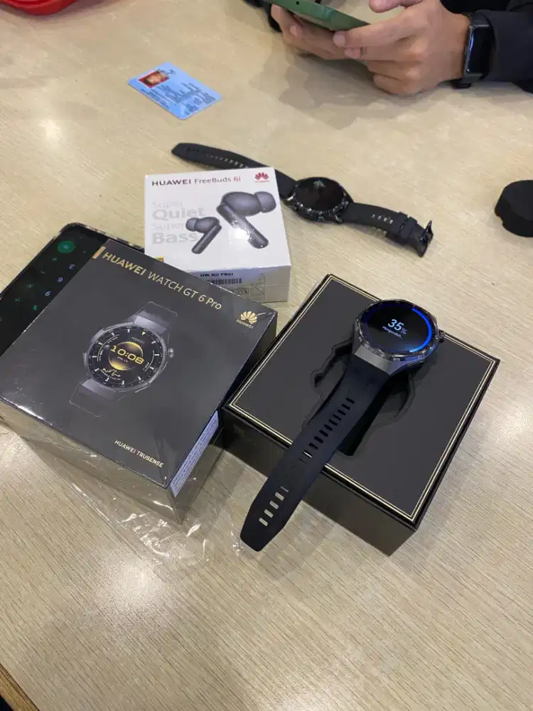 HUAWEI GT 6 PRO BLACK BARU BELI 12 OKTOBER LIKE NEW