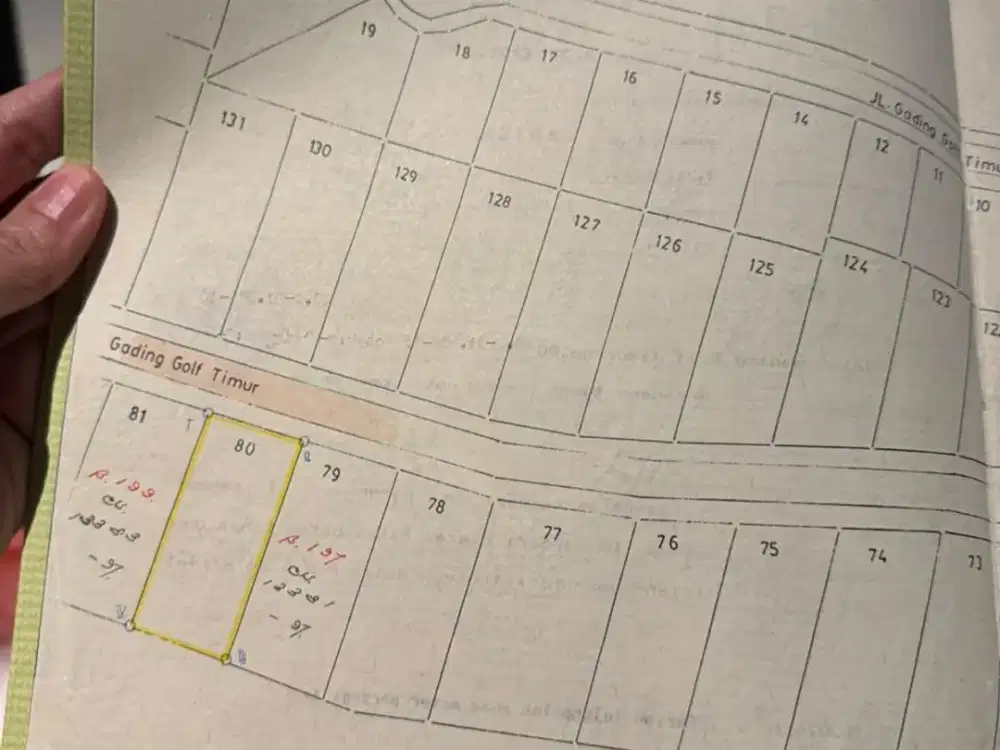 Dijual Kavling GGT 80 @ Paramount Hill Golf