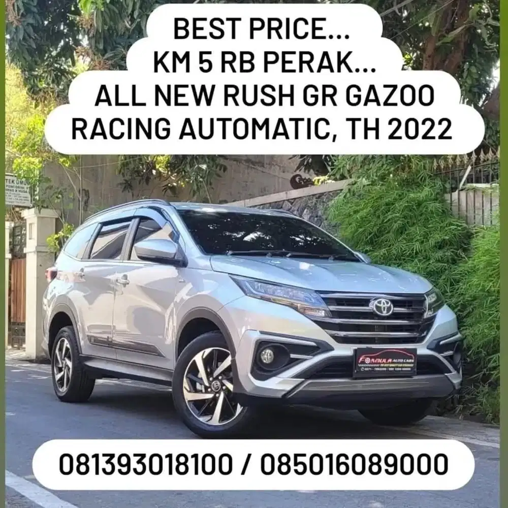ALL NEW RUSH 1.5  GR GAZOO RACING Automatic
Tahun : 2022, KM 5 rb pera